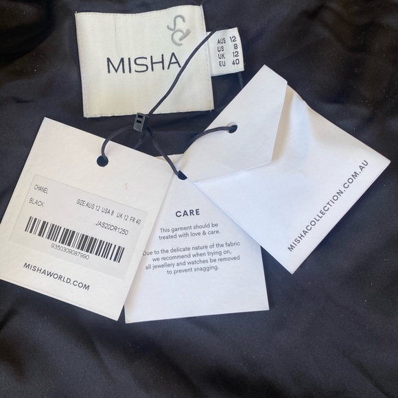 MISHA Collection Channel dress in Black - Picture 7 of 7